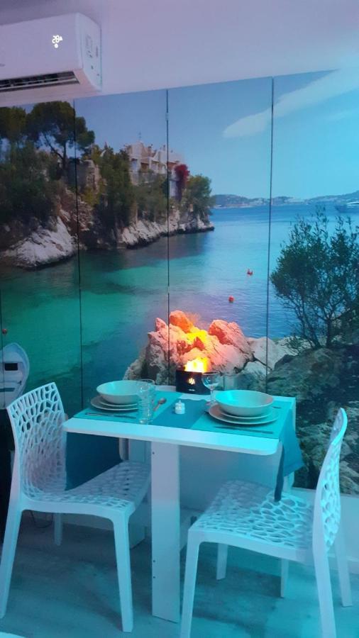 Le Bijou Appartement Avec Jacuzzi Et Sauna Privatif Terrasse Plein Sud Clim Parking Privatif Bandol Bagian luar foto